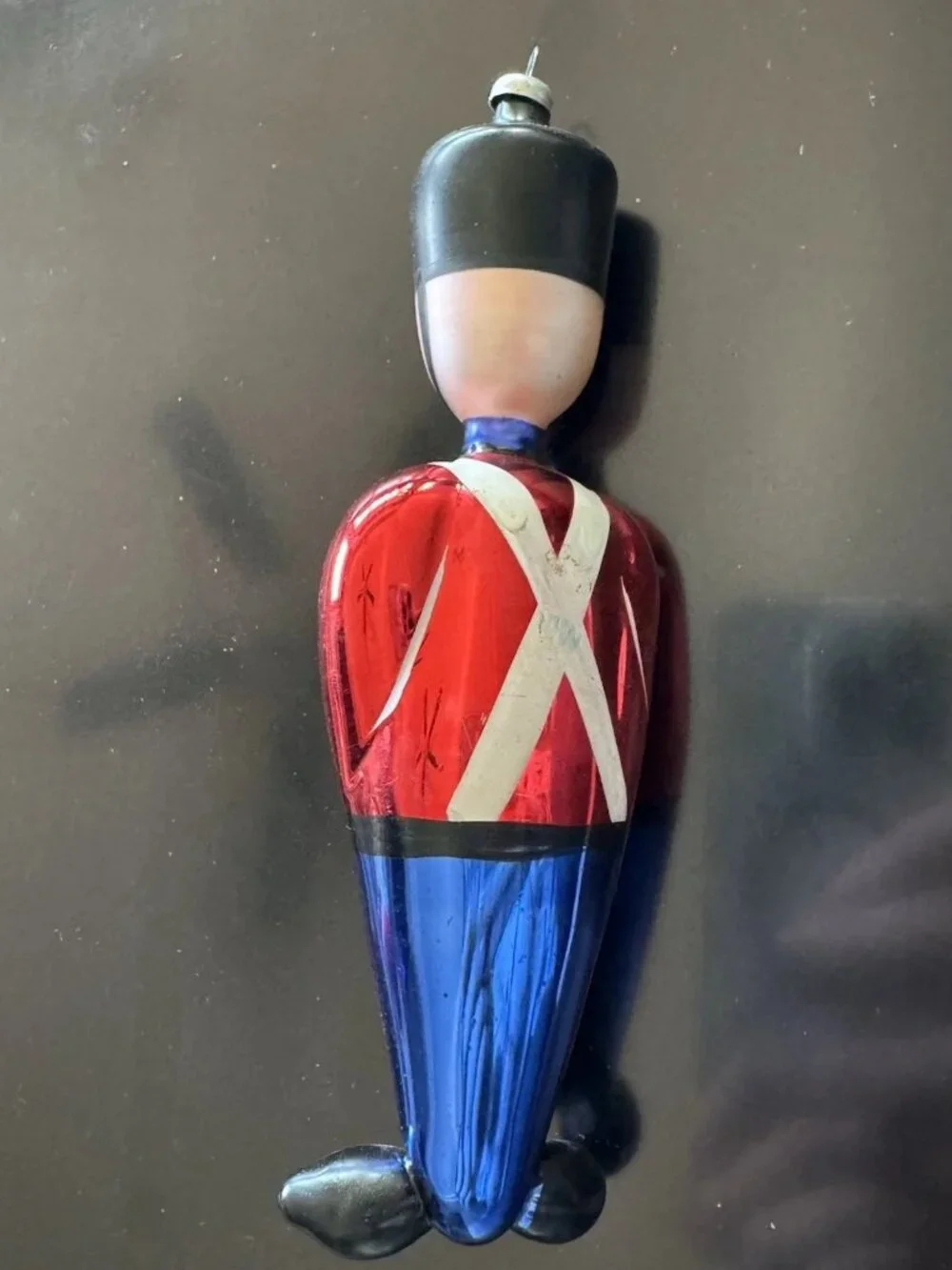 Vintage Hand-Blown Glass Toy Soldier Ornament 6
